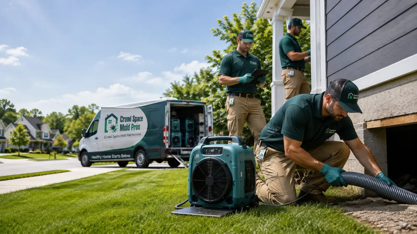 Crawl Space Mold Removal in Oceanside, CA